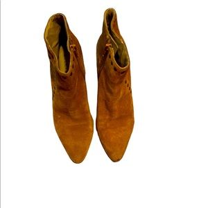 Lucky Brand womens western studded suede boot size 6 1/2 US